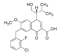 Figure 3. The chemical structure of elvitegravir